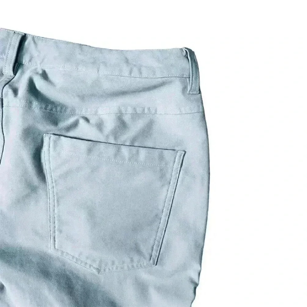 Lululemon Men's Light grayStraight Jeans Size 34 5-Pocket Design - Picture 10 of 11